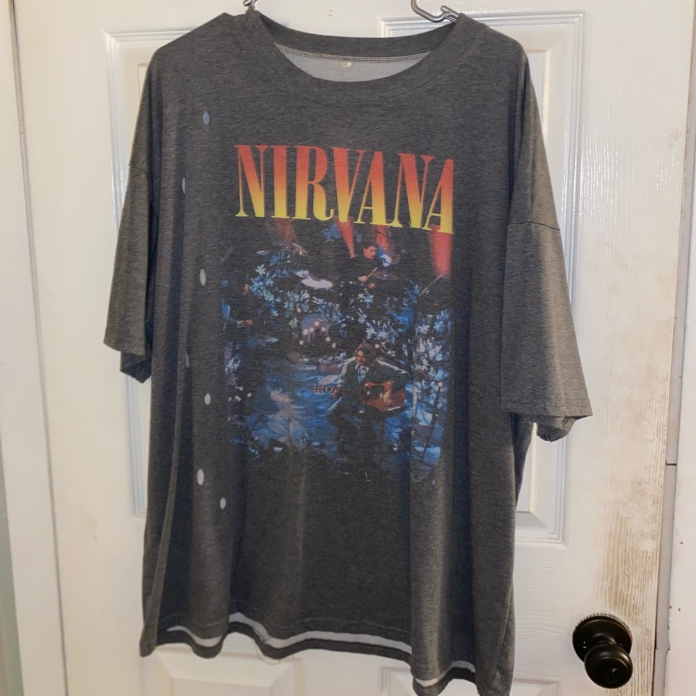 Grey Nirvana Band Tee